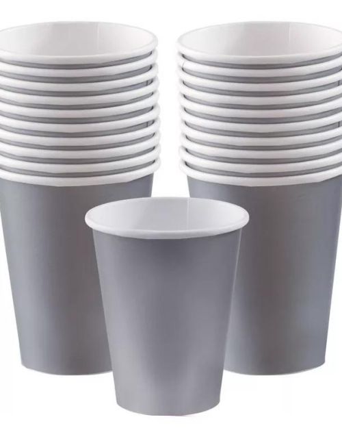 Paper Cups 20pk – Silver