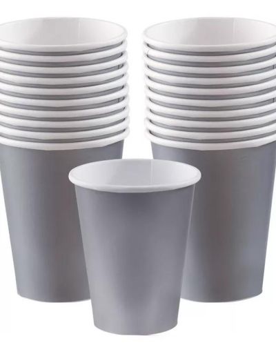 Paper Cups 20pk – Silver