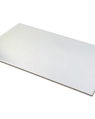Silver Rectangle Cake Card – Full Slab