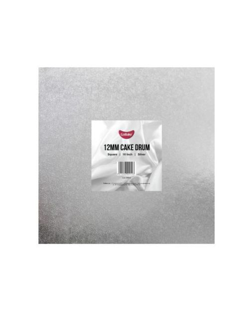 Drum Board 12mm – Silver Square 10in