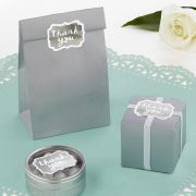 Thank You Stickers 50pk – Silver