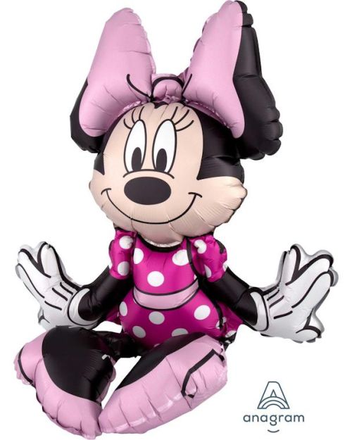 Minnie Mouse Sitting Foil Balloon