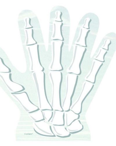 Skeleton Hand Shaped Treat Bags 10pk