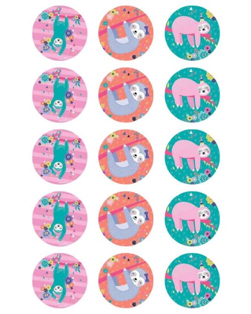 Edible Icing Cupcake Images – Sloth