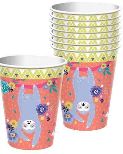 Sloth Cups 8pk