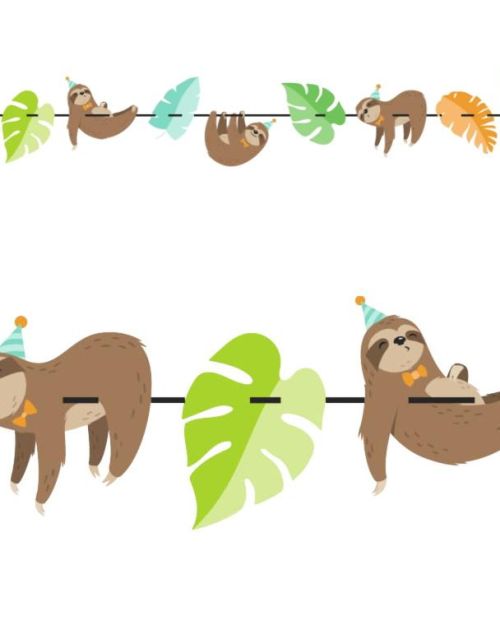 Sloth Party Garland