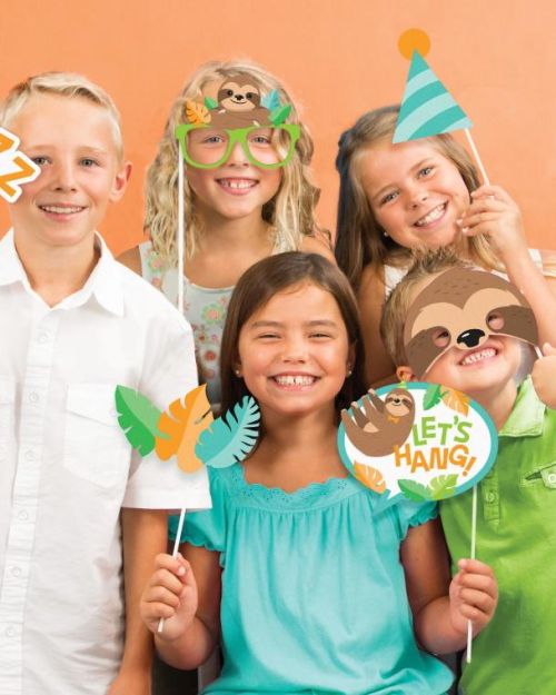 Sloth Party Photo Props