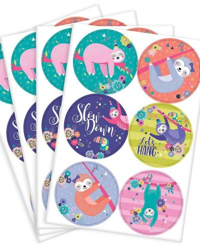 Sloth Stickers 24pk