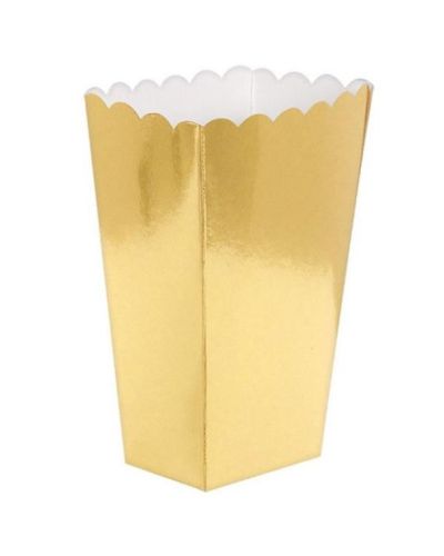 Treat Boxes Small 5pk – Gold Foil