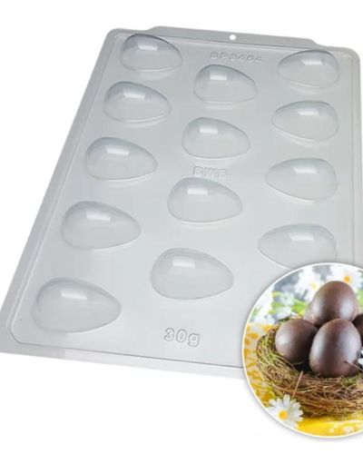 Smooth Easter Egg 30g Chocolate Mould