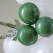 Nordic Noel Snowy Balloon Arch with Frosted Foliage