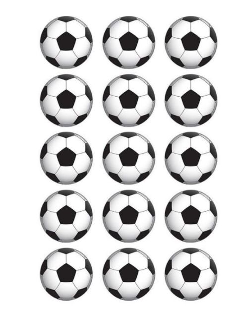 Edible Icing Cupcake Images – Soccer
