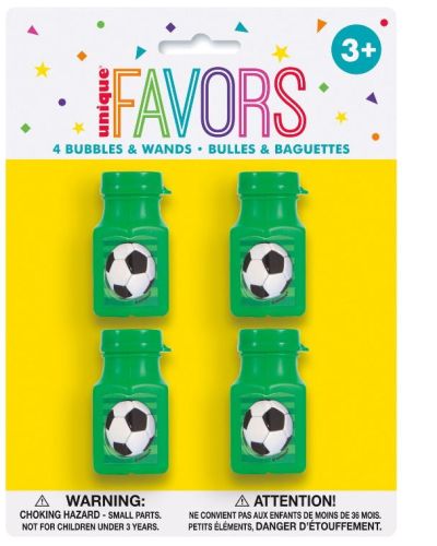 Soccer Bubbles 4pk