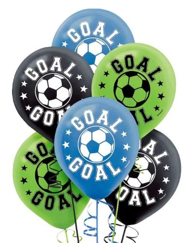 Soccer Fan Balloons 6pk