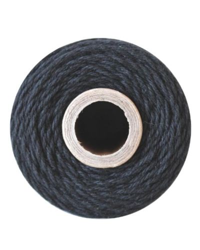 100% Cotton Bakers Twine – Solid Charcoal