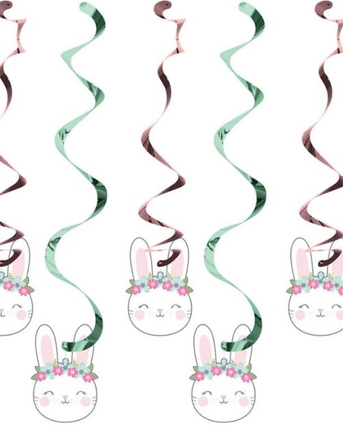 Some Bunny Hanging Swirl Decorations