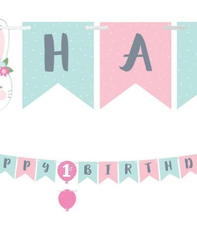 Some Bunny Happy Birthday Banner