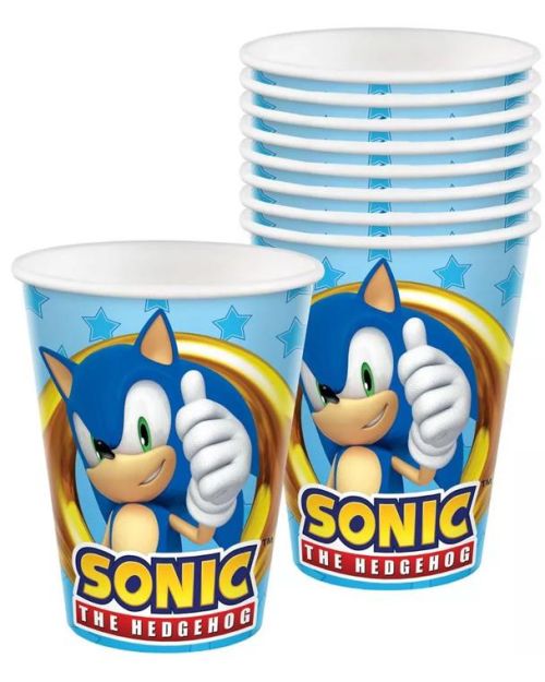 Sonic the Hedgehog Cups 8pk
