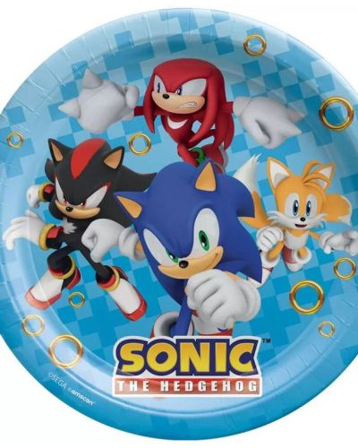 Sonic the Hedgehog Dinner Plates 8pk