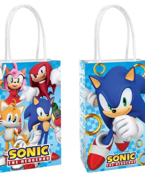 Sonic the Hedgehog Paper Treat Bags 8pk