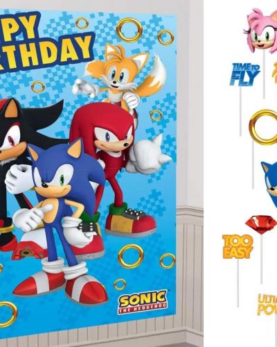 Sonic the Hedgehog Scene Setter & Photo Props