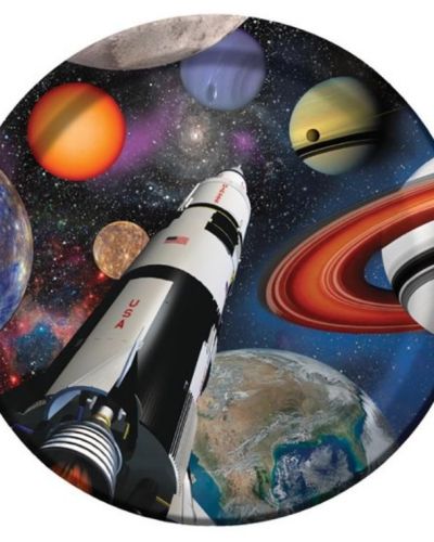 Space Blast Dinner Plates 8pk