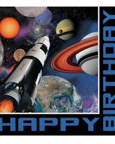 Space Blast HB Lunch Napkins 16pk