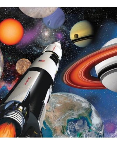 Space Blast Lunch Napkins 16pk