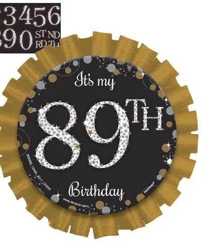 Sparkling Celebration Add Any Age Award Badge