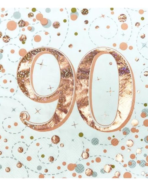 Sparkling Fizz 90th Napkins 16pk