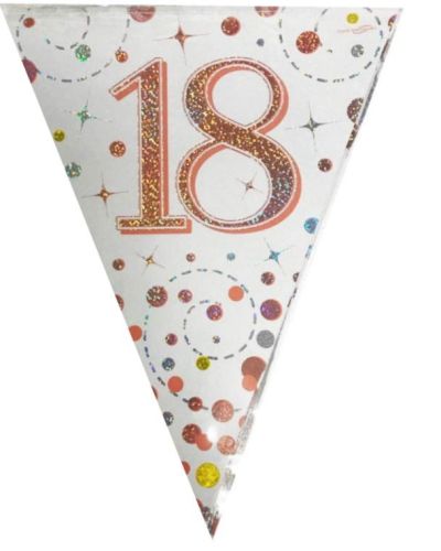Sparkling Fizz Bunting Flags – 18