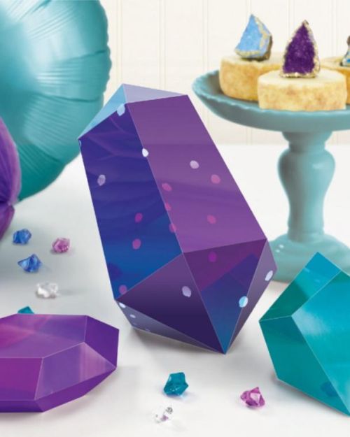 Sparkling Sapphire 3D Table Decorations