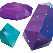 Sparkling Sapphire 3D Table Decorations