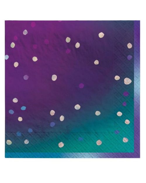 Sparkling Sapphire Beverage Napkins 16pk