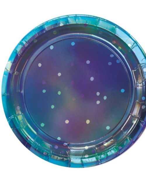 Sparkling Sapphire Lunch Plates 8pk