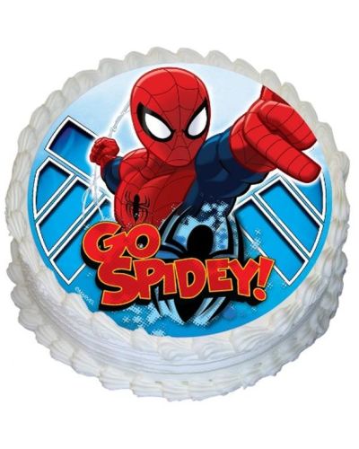 Edible Icing Image – Spiderman Round