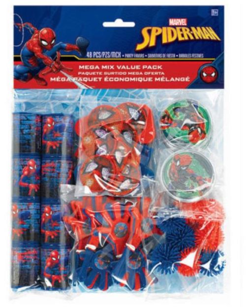 Spiderman Favour Pack 48pce