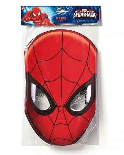 Spiderman Party Masks – 8pk