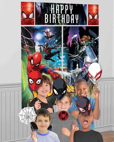 Spiderman Scene Setter with Photo Props