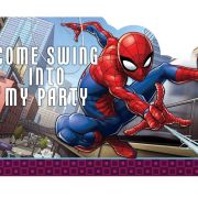 Spiderman Webbed Wonder Invites 8pk