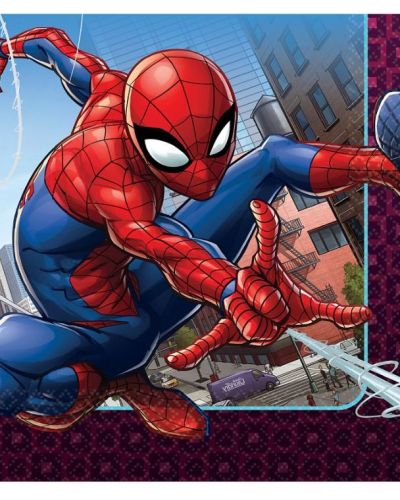 Spiderman Lunch Napkins 16pk
