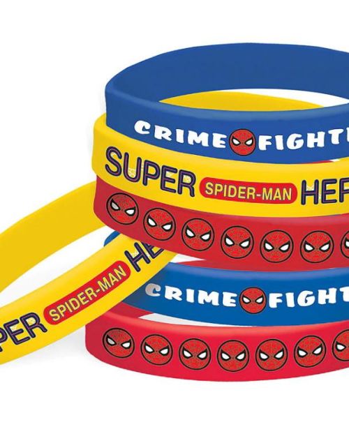 Spiderman Bracelets 6pk