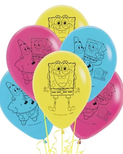 SpongeBob Balloons 6pk