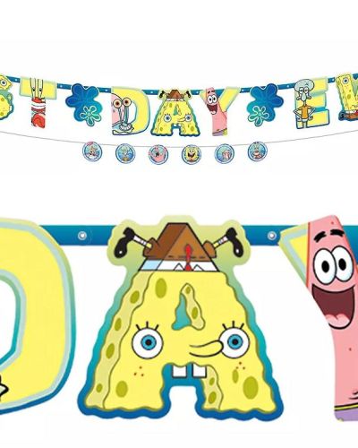 SpongeBob Letter Banner & Garland Kit