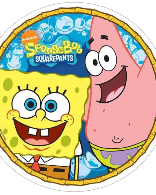Edible Icing Image – SpongeBob Round