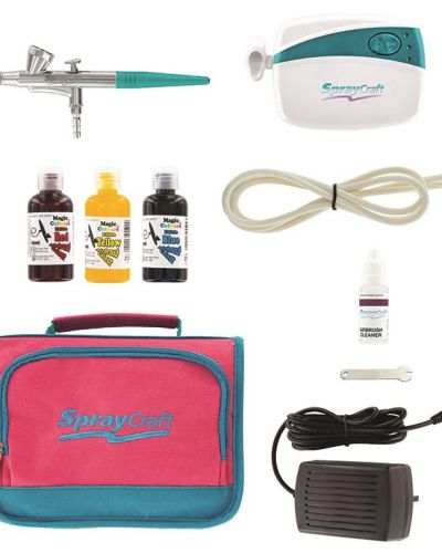 SprayCraft Airbrush & Compressor Kit