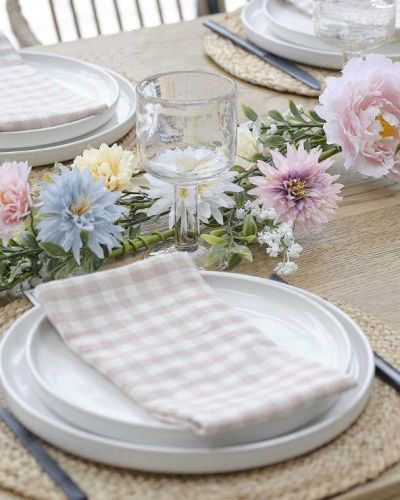 Spring Floral Foliage Garland