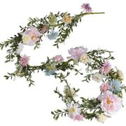 Spring Floral Foliage Garland