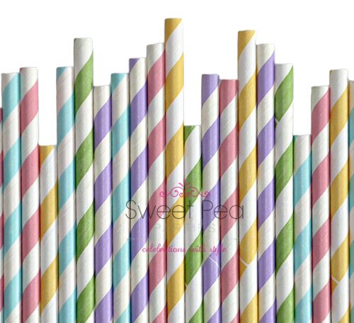 Paper Straws Spring Mix
