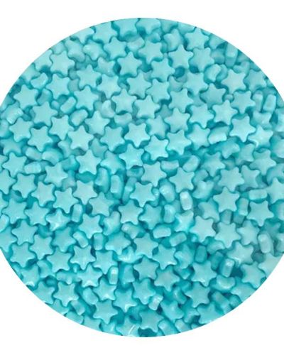 Sprinkle Shapes – Pastel Blue Stars